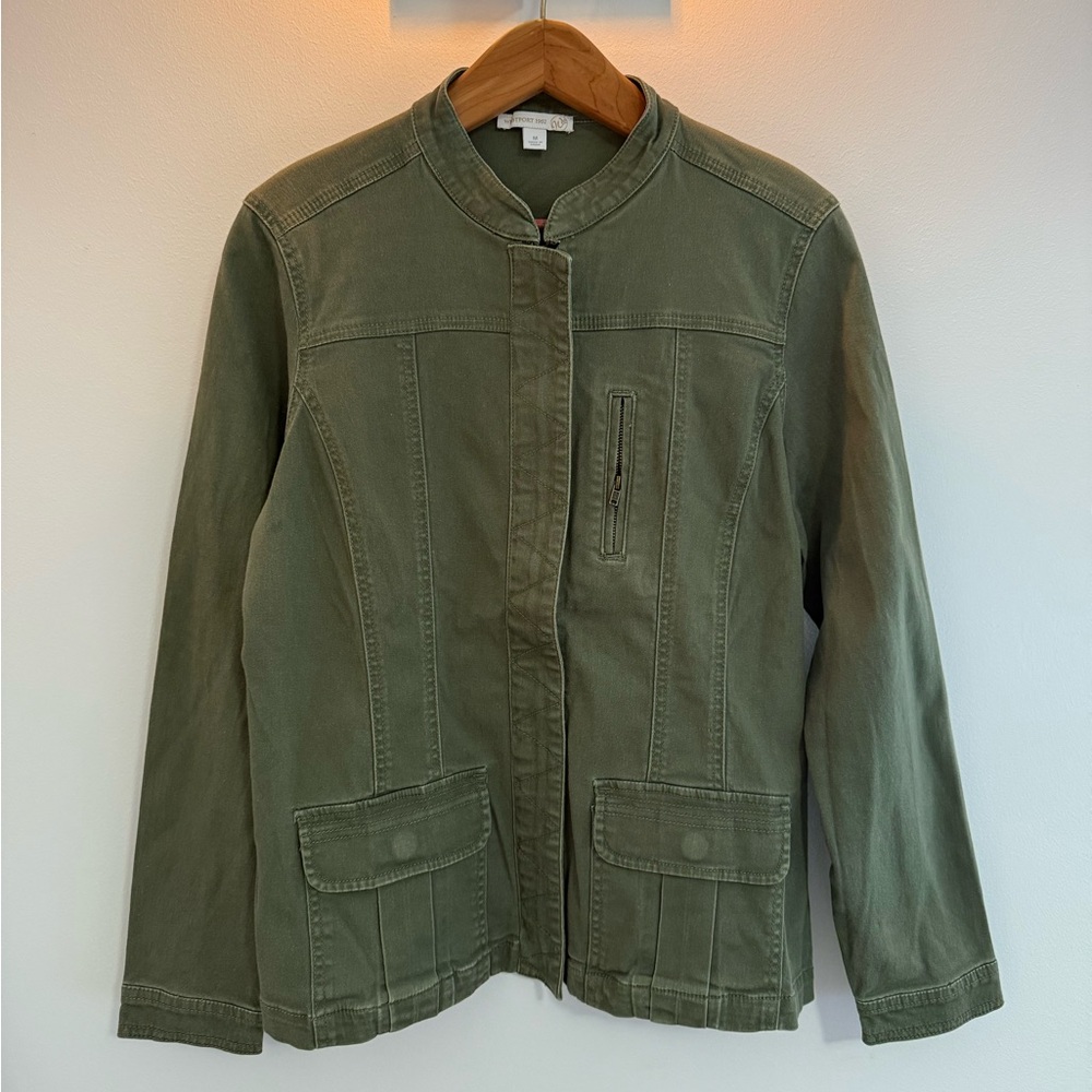 Army green jacket